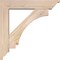 Ekena Millwork Imperial Traditional Smooth Bracket w/ Offset Brace, Douglas Fir, 5 1/2"W x 24"D x 24"H BKT0604X24X24IMP01SDF - alternate 2